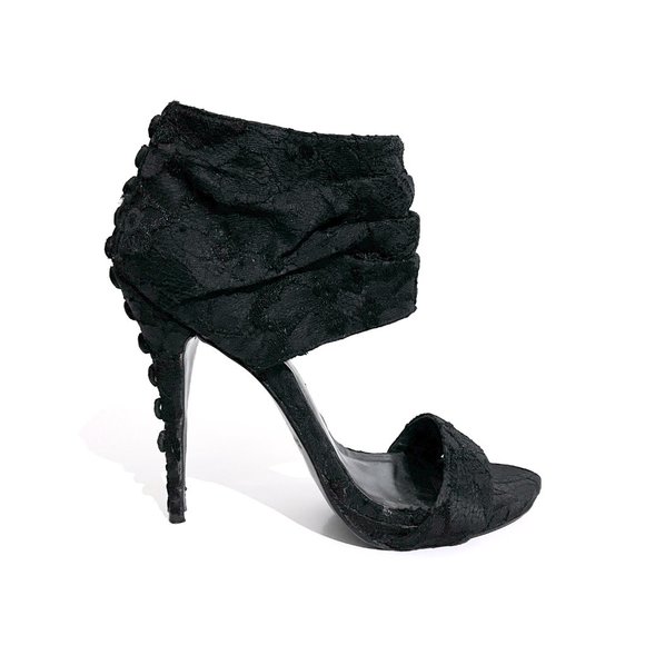 Elizabeth and James E-Janet Lace Stiletto Sandals - Picture 15 of 15